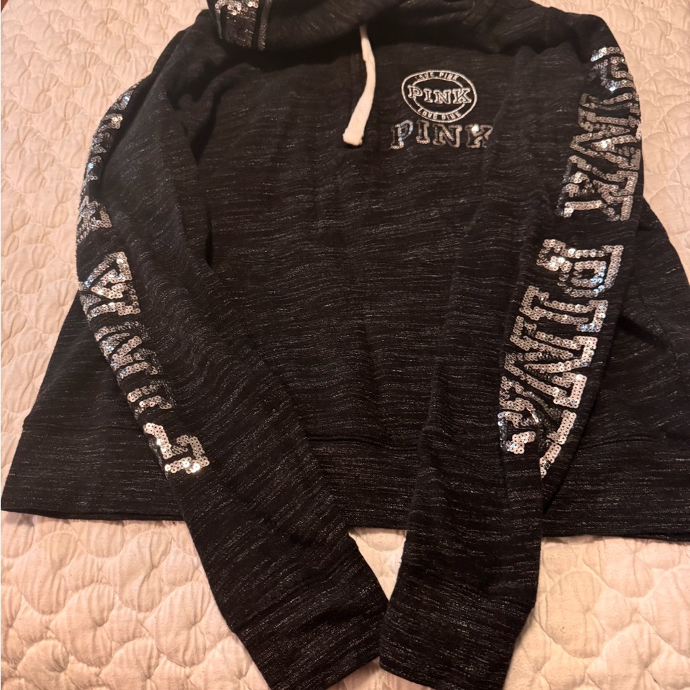 PINK Victoria's Secret  Hoodie w/rhinestones and matching joggers